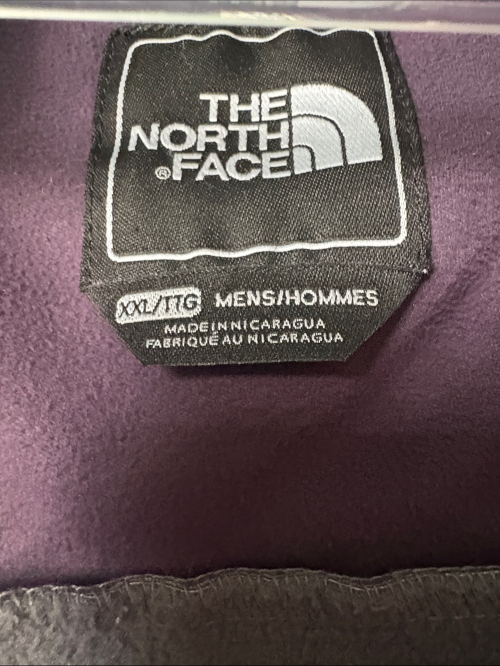 The North Face Men's Two-Tone Purple and Light Gray Softshell Jacket XXL - Picture 7 of 11